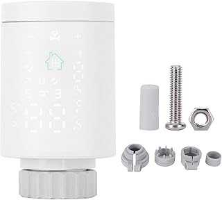 Pilipane Thermostat Heizung,Smart Radiator Thermostat, Smart Home Thermostat, Haushalt Smart Radiator Actuator APP Control Thermostatischer Heizkörperventil Temperaturregler