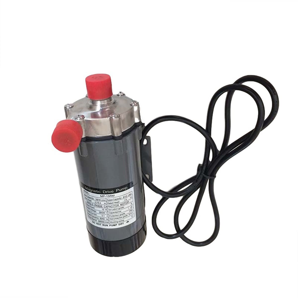 Pompe idrauliche, Parti e Accessori Pompa Magnetica Pompa Acqua a trascinamento Magnetico 220V con Testa in Acciaio Inossidabile 304