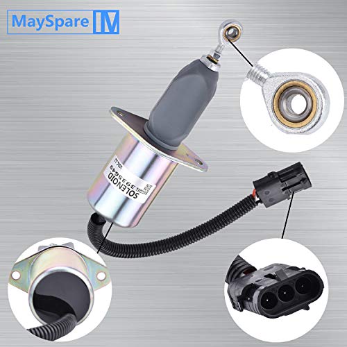 Mayspare Fuel Shut Off Solenoid 3936026 3935649 Sa-4764-12 Fit 5.9L 8.3L Cummins Dodge Ram Diesel Engine 4B 6B 6C Motorhomes Ford Freightliner 12Vdc #TOP1