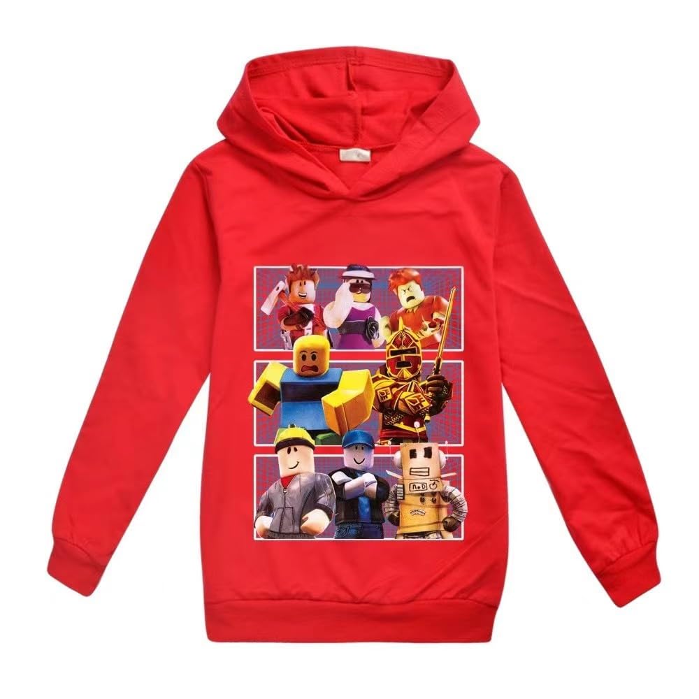 Boy Hoodie Long Sleeve Top Tee Games Family Cotton Pullover