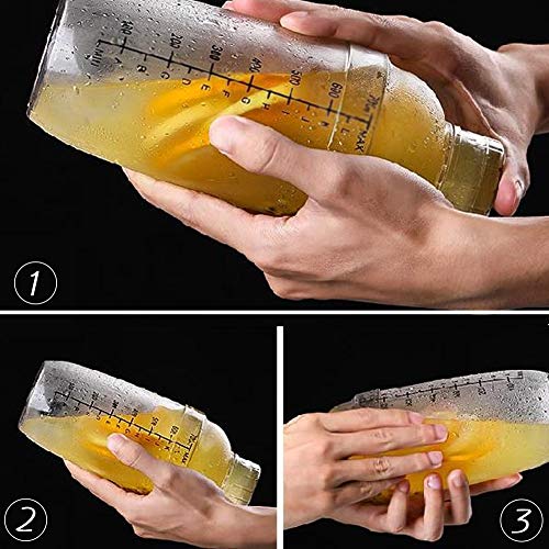 Cheeren 2 Pcs Plastic Cocktail Shaker,Drink Mixer Boba Tea Shaker,Professional Bar Tools Set thumb #7