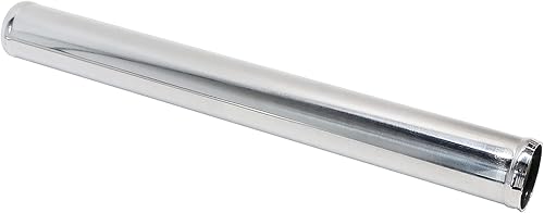 Tubo de aluminio recto pulido, diámetro exterior de 3 pulgadas (2.992 in), longitud de 18.00 pulgadas (17.992 in) Tubo de tubo de entrada de escape