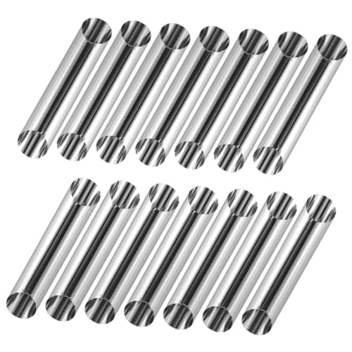 ABOOFAN 35 Piezas Moldes para Pan Tubular de Acero Inoxidable Moldes Antiadherentes para Pasteles Daneses Diseño de Doble Dirección para Croissants Distribución Uniforme del Calor para