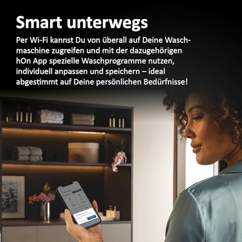 Haier Toplader Waschmaschine I Waschmaschine 40 cm breit mit 7kg Trommel, A-Effizienz, 1.400 U/Min. & Inverter-Motor I THASNQ476TM5-84 Waschmaschine schmal inkl. Wi-Fi, Dampffunktion & Mengenautomatik