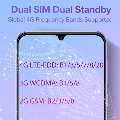 SIM-Free & Unlocked Mobile Phones, Ulefone Note 6P Smartphone, 4G Dual SIM Unlocked Phone, 32GB ROM/128GB Extension, Triple Card Slots, Octa-core, 6.1 inch HD+ Display, Android 11, Face ID, Black