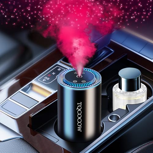 Smart Car Air Freshener Diffuser with Starry Sky Projection and 50ml Perfume, 3...