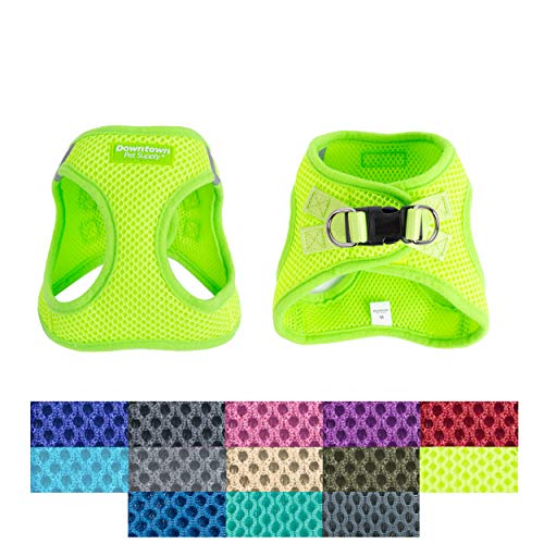 Downtown Pet Supply No Pull, Step in Adjustable Dog Harness with Padded Vest, Easy to Put on Small, Medium and Large Dogs (Atomic Yellow, XS)