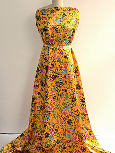 Luxurious Vintage Satin Charmeuse Fabric for Elegant Fashion and Home Decor – Soft Yellow Upholstery Material for Scarves, Gowns, and More 6 Luxurious Vintage Satin Charmeuse Fabric for Elegant Fashion and Home Decor – Soft Yellow Upholstery Material for Scarves, Gowns, and More - Image 5