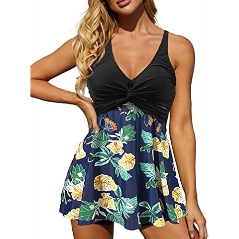 Conjunto Tankini Rayson Mujer con Falda Cover