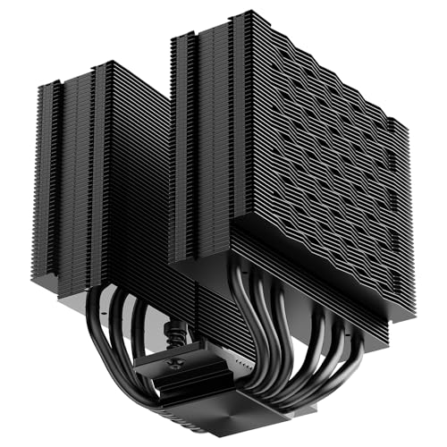 Image of PCCOOLER CPS - RZ620 Black - 265W TDP - Dual Tower 6 * 6 Heat Pipe CPU Air Cooler with Adjustable PWM Three Mode Fans - Air Cooler for Intel LGA 115X /1200 /1700 - AMD AM3 /AM4 (RZ620-BKNWNX-GL)