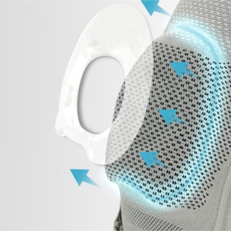 Exercise, protection Sports Knee Pads Professional Running Men's Sleeves Cycling Knee Pads Meniscus Knee for Fitness, cycling, running, playing football(Gray,XX-Large)