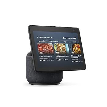 Amazon Echo Show 10 (Newest Gen), Charcoal