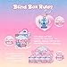 MINISO Disney Stitch Confession Flocked Surprise Box Pendant Mystery Blind Box Cute Collectible Keychain Charm Decorations for Key Backpack Birthday Gifts, Single Box