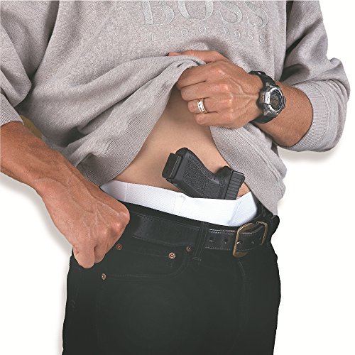 The Original Belly Band Black White XS S M L XL XXL XXXL (White, XXXLarge)