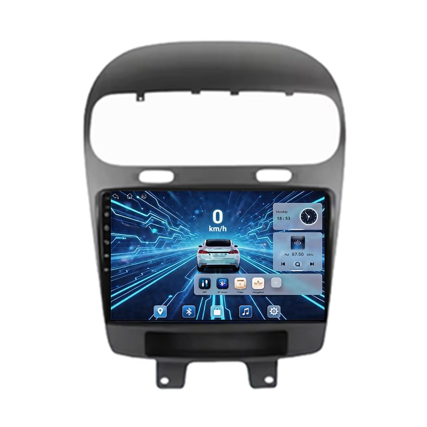 Autoradio Android tactile avec RDS AM FM et lecture USB pour Fiat Freemont et Dodge Journey