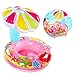 OYSJ Anello da Nuoto per Bambini,con Mutandina per Neonati con Sedile di Sicurezza,Anello di Nuoto Gonfiabile,Maniglie per Bambini Neonati Meno di 5 Anni（Rosa）