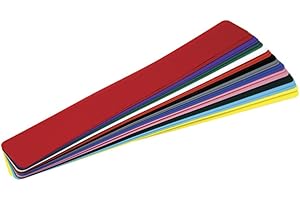 Economy Color-Coded Flexible Shelf Marker Organization Tabs (24-Pack)