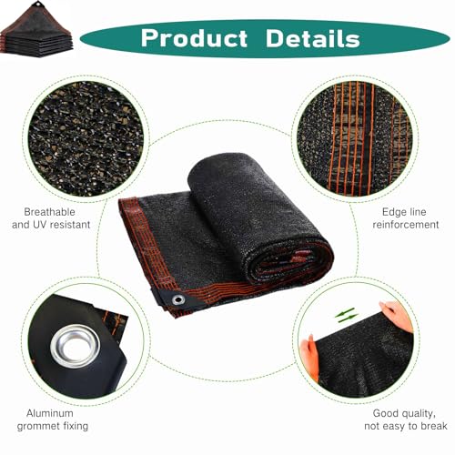 Filet solaire de protection UV avec œillets pour jardin et extérieur