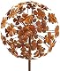 Rosenkugel Gartenstecker Rusty Flower Ball 110 cm aus Metall