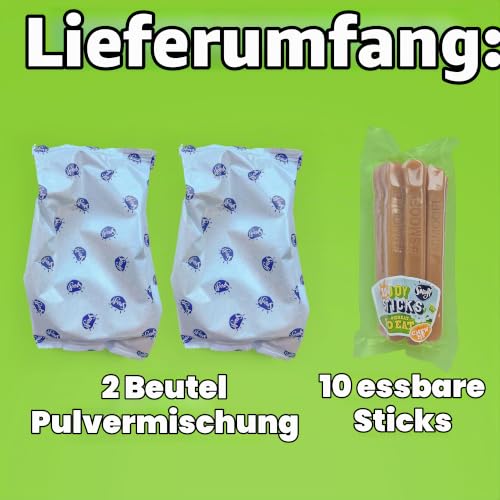Smoofl Hundeeis, Premium Hundesnacks: EIS Fuer Hunde als Snack und zur Abkuehlung im Sommer und als gesunde Hundeleckerli mit erfrischender Wirkung, Hundeeis mit Apfel Geschmack