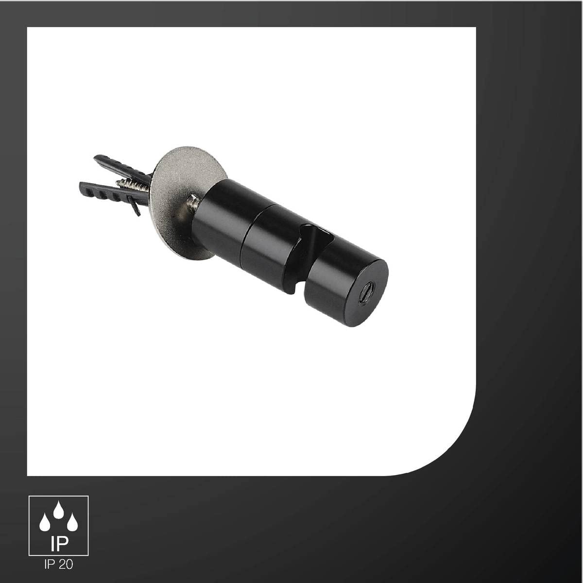 SLV Ceiling Hook for FITU Pendant Light Ceiling mounting/Black - Image 2