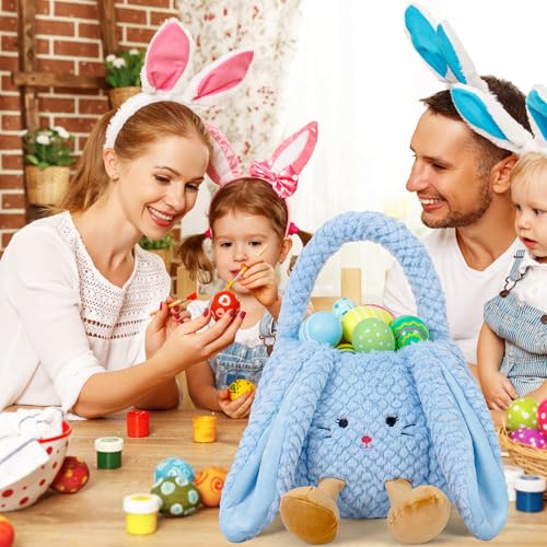 Seau de Pâques peluche anti-blessure pour sac de chasse aux œufs léger - 7