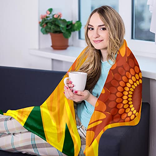 Couverture douce tournesols pour des moments cocooning réconfortants - 8