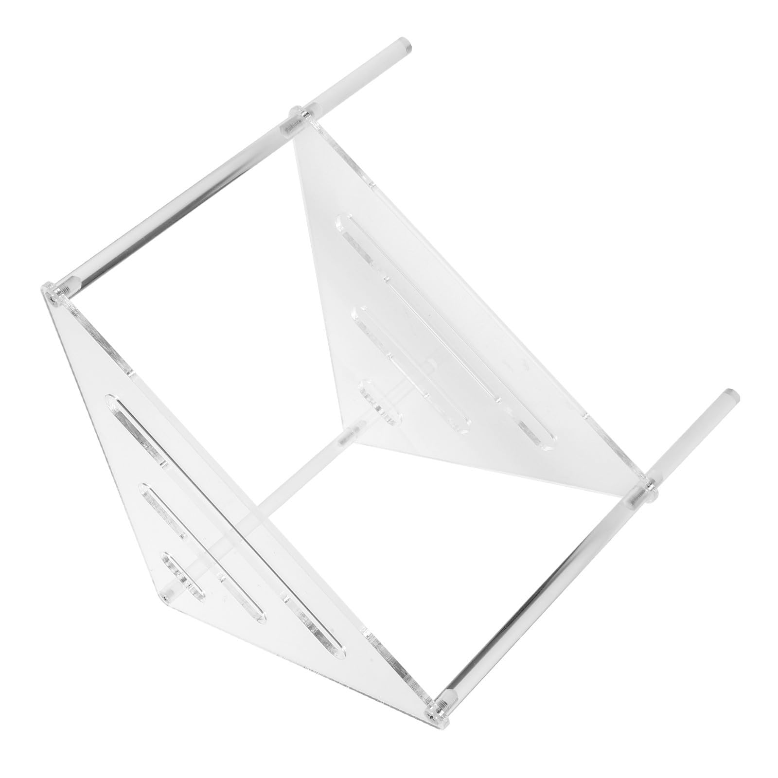 Housoutil Estante de Esquina de Ducha Triangular de Acrílico Moderno, Organizador Versátil para Baño Diseño Fácil de Limpiar y Prevención de Acumulación de Agua