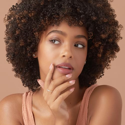 Kiss imPRESS Maniküre-Stick, ohne Kleber, Farbe Gelassenheit, mittelrosa, mittlere Größe, Mandelform, inklusive 30 Nägel