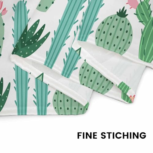 Hibiscus Pattern Head Scarf Silk Feel Like Tropical Green Leaves Red Flowers Bandana Soft for Women Girls3