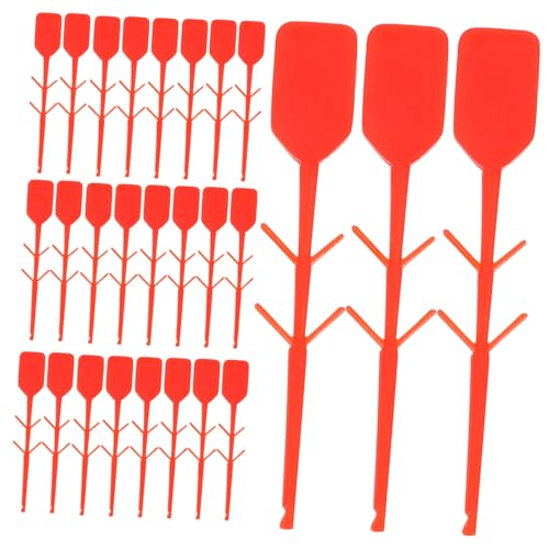 TEHAUX Fire Extinguisher Fasteners Pcs Red Seals Tamper Evident Seals Fire Equipment Tags Plastic for Safety