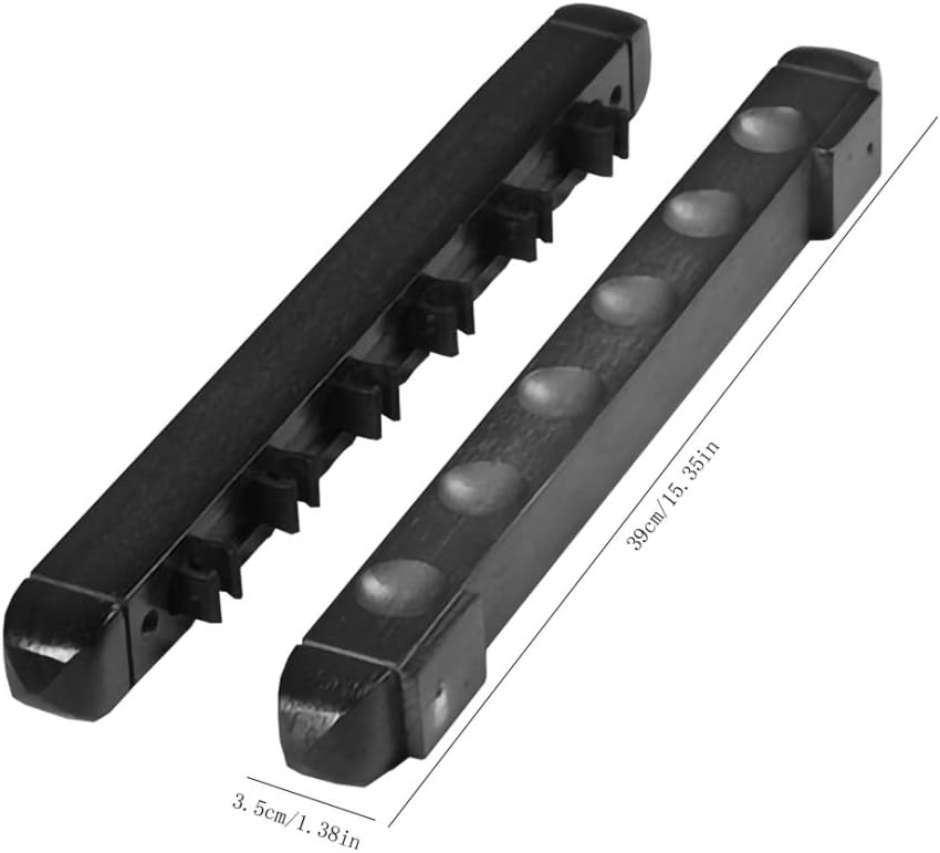 Home Pool Cue Holder Rack Pool Cue Racks, Wall Mounted Billiard Storage Stands,Rod Accessories Supplies Billiard Table Rack/Wine red 39x3.5cm(Wine Red,39x3.5cm)
