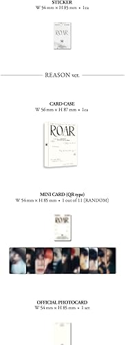 Miniatura 4 de THE BOYZ BE AWAKE ROAR 8th Mini Album Plataforma Versión REACH Funda de tarjeta+1p Tipo QR Mini tarjeta+Juego oficial de PhotoCard+2p Selfie