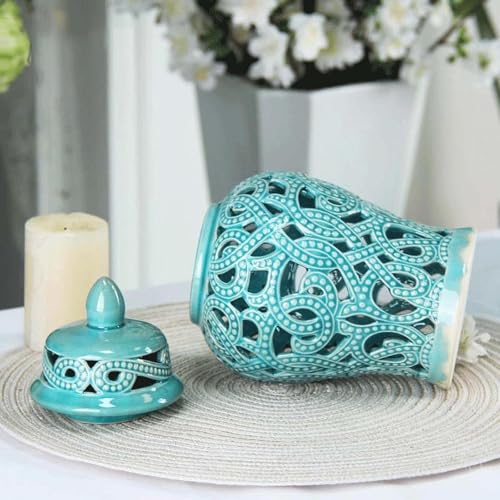Pot bleu oriental pour sublimer vos bouquets de mariage - 8