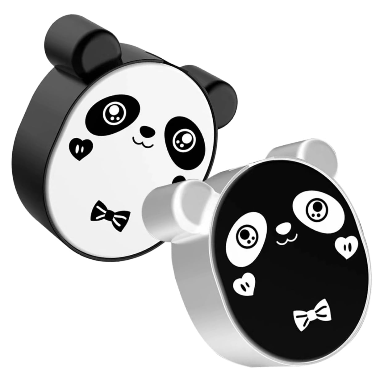 RORPOIR 2pcs Cartoon Panda Soap Holder Non-Punch Soap Storage Box for Bathroom Material Portable Design Easy to Clean Suitable for Home Decor