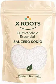 Sal Zero Sódio X Roots 250gr – Substituto do Sal Tradicional | Sem Sódio, Ideal para Dietas com Restrição, Tempero Saudável