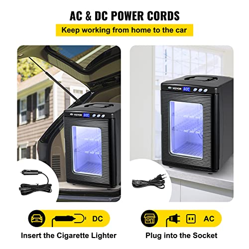 VEVOR Incubatrice da 25 l rettili uovo incubatore 5 – 60 ℃ display LED incubatori incubatori laboratorio raffreddamento riscaldamento 220 V per uova da cova nero incubatore - immagine 7
