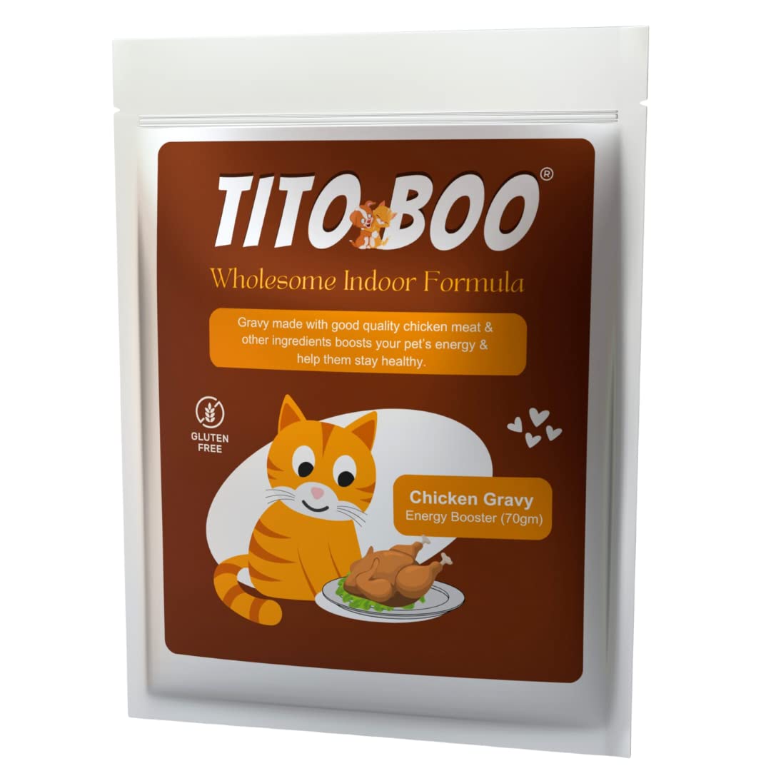 Tito Boo Chicken Gravy Wet Adult Cat Food - Delicious and Nutritious Meal for Your Feline Friend - 70 gm (B0C1ZW2Z4Z) Amazon Price History, Amazon Price Tracker