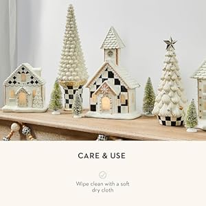 MACKENZIE-CHILDS Farmhouse Icing Tabletop Christmas Tree, White Christmas Tree Tabletop Decor, Large MACKENZIE CHILDS Farmhouse Icing Tabletop Christmas Tree White Christmas Tree Tabletop Decor Large