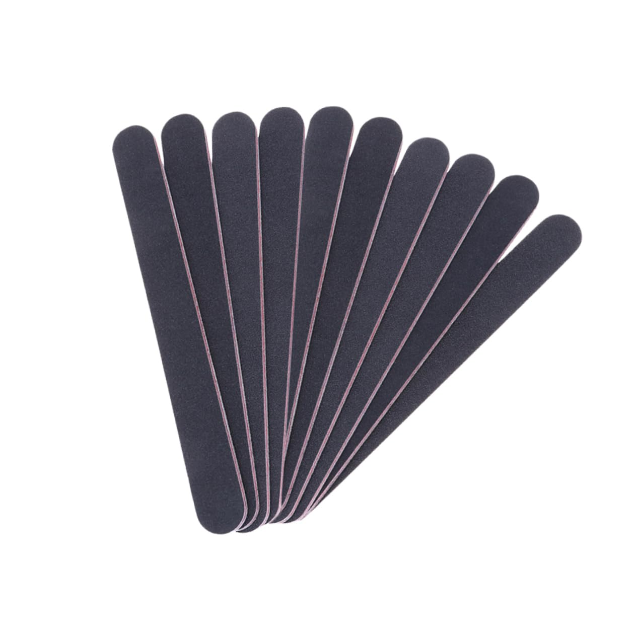 BESTYASH 20Pcs Double Sided Nail Files Black Sand Eva Nail for Manicure for Professional Salons and Home Use Essential Manicure Accessories