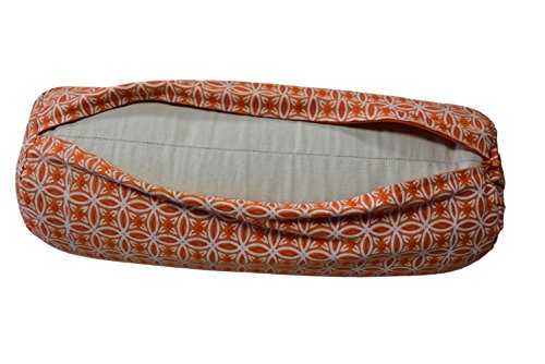 51nwhuiIPaL Tvamm-Lifestyle Yoga-Bolster Special 65 x 22 cm Diameter Buckwheat Shells Filled - Image 4