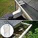 Gutter Downsport Guards 3 Inch Leaves Guards For Gutters Aluminum Gutter Cleaning Tools For to Prevent Blockage Debris From Clogging