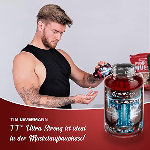 IronMaxx TT Ultra Strong Tribulus Terrestris - 180 Tabletten | 1600mg Tribulut Terrestris Extrakt pro Tablette | hochdosiert mit Zink – Bild 6