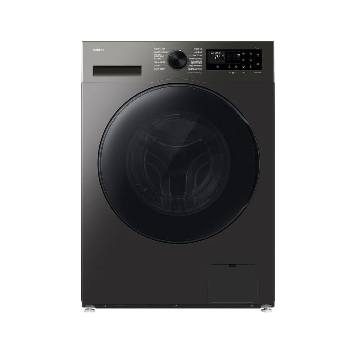 Lavadora Secadora Samsung 9Kg/6Kg 1400RPM Negra - WD90HG5U34BXEP