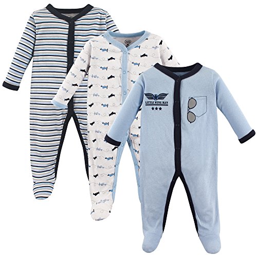 Image of Luvable Friends Unisex Baby Cotton Sleep and Play