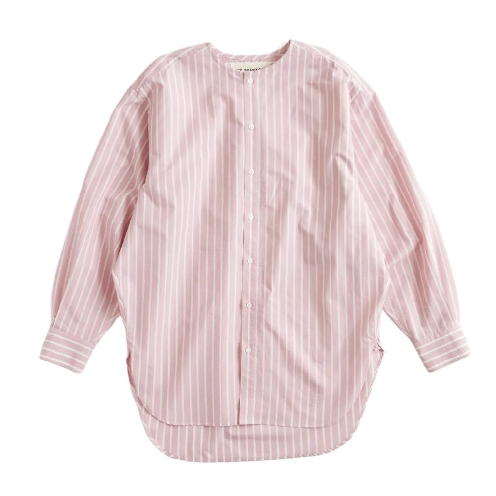 未使用品 THE SHINZONE BIG SHIRT F0 ホワイト Amazon.co.jp: THE SHINZONE ザ シンゾーン ノーカラーシャツ F0