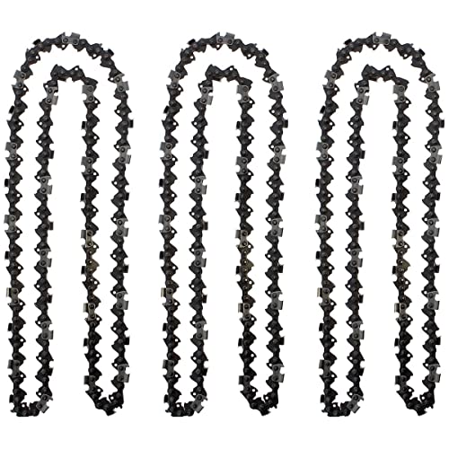 GT Garden Lot de 3 chaînes 85 maillons pour tronçonneuse