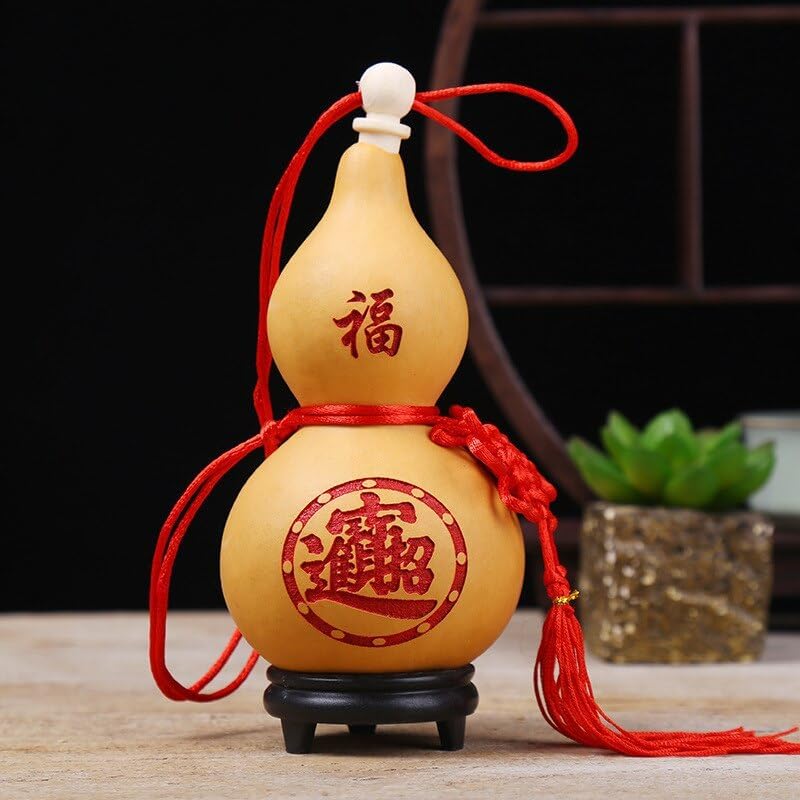 Traditional Chinese Gourd Home Decor Natual Hu Lu Wu Lou Gourd Living Room Wall Gourd Living Room Decoration Calabash Gifts