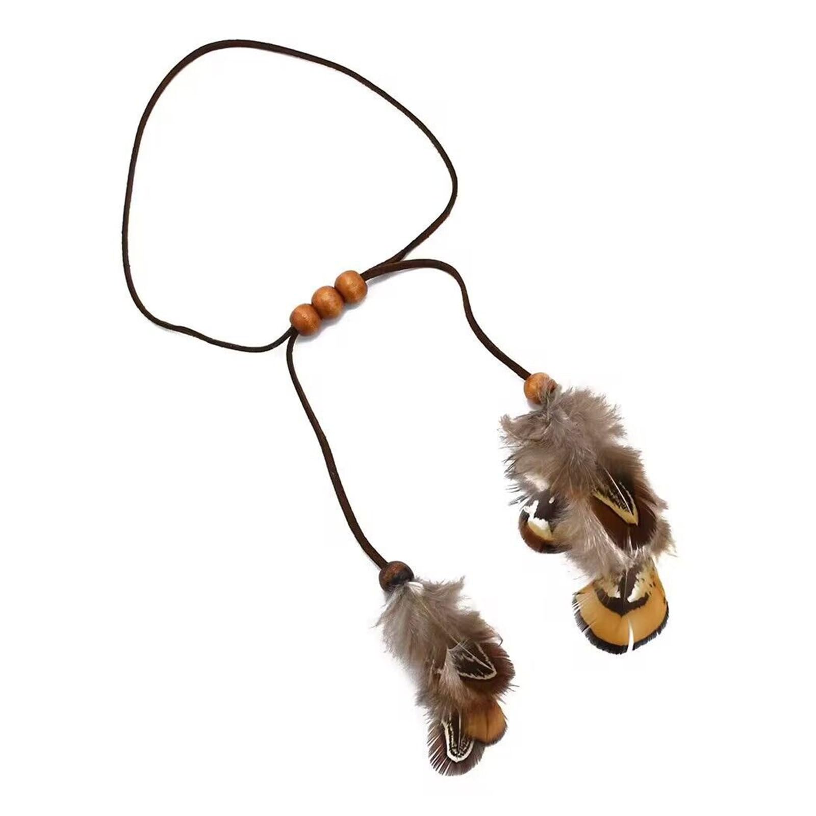 Azxcvbnm Unisex Multicolor Gypsy Hippie Feathered Armlets Arm Cuff Indian Ethnic Tribal Leather Armband Armlet Jewelry For Women Gypsy Hippie Armband Arm