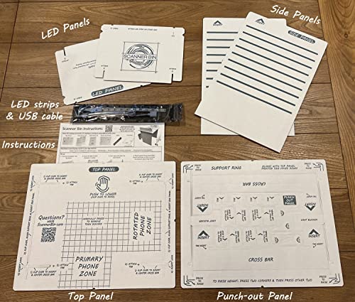 Scanner Bin Pro - Phone Scanner Stand For Photo And Document Scanning (Also Used As A Document Camera, Invented & Produced In The Usa) #TOP5
